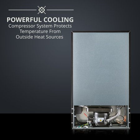 Ivation 34-Bottle Compressor Freestanding Wine Cooler Refrigerator - Stainless Steel IVFWCC341WSS